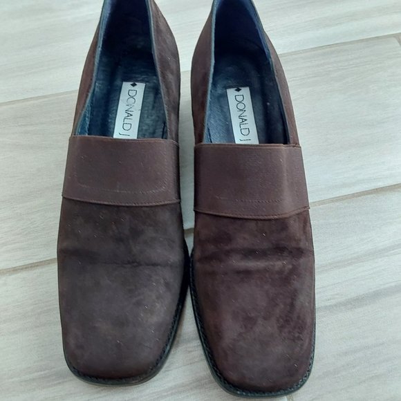 Donald J Pliner ALLES Brown Suede Slip On Loafer. Size 7M - Picture 2 of 11